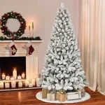 150cm Christmas Snow Dust Tree PVC Realistic Faux Snow Tree Perfect for Wall Art - Imagine 4