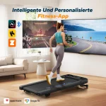 MERACH Walking Pad Quiet Under Desk Treadmills for Home Gym Portable Walking Treadmill with Magnetic Remote Control LED Display - Imagine 4