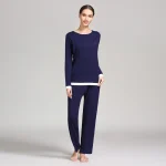 Maternity Clothes Pajamas Set Longsleeve Breastfeeding Night Clothes Big Size Pregnant Sleep Wear Spring Autumn Nursing Homewear - Imagine 5
