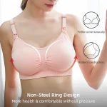 High Quality Plus Size Nursing Bra Breathable Women Breastfeeding Underwear Seamless Maternity Bra Push Up - Imagine 3