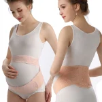 Pregnant Women Belts Breathable Elastic Maternity Belly Brace Belt Care Abdomen Support Band Back Protector Maternity Clothes - Imagine 3