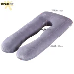 PANGDUBE Pregnancy Pillow 130*70cm Sleeping Waist Pillow for Pregnant Women Nursing Pillow Breastfeeding Cushion for Women - Imagine 4