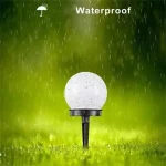 1/3/6/9PC Solar Powered LED Bulb Lamp Energy Light Waterproof Outdoor Garden Light Street Solar Panel Ball Lights Lawn Yard Lamp - Imagine 6