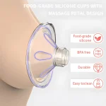 Wearable Electric Breast Pump Painless Double-Sided, Fully Automatic, Hands-Free Breast Collector for Breastfeeding - Imagine 2