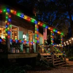 100M 50M LED String Lights Copper Wire With 1200mAh Large Capacity Battery Solar Panel Outdoor Garden Yard House Party Festival - Imagine 3