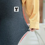 Pregnant Maternity Women's Pregnant Spring Outer Wear Trousers Autumn And Winter Tide Moms Leggings Comfortable Stomach Lift - Imagine 5