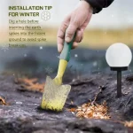 Heinast Solar LED Bulb Light Energy House Lamp Waterproof Outdoor Garden Light Street Solar Panel Ball Lights Lawn Yard Lamp - Imagine 6