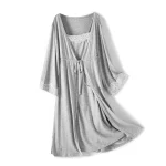 Maternity Robe For Hospital Nightgown Pregnant Women Nursing Nightwear Pajama Lace Sleepwear Ropa Mujer Embarazada Premama Suits - Imagine 4