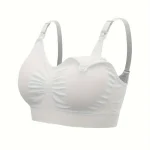 5 Pcs High Quality Plus Size Nursing Bra Breathable Women Breastfeeding Underwear Seamless Maternity Bra Push Up - Imagine 5