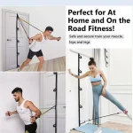 Upgrade Door Anchor Strap for Resistance Bands Exercises Anchor Gym Attachment for Home Fitness Portable Door Band Resistance - Imagine 3