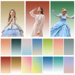 Solid Gradient Color Photography Background Newborn Kid Maternity Art Portrait Adult Birthday Wedding Party Decor Photo Backdrop - Imagine 2