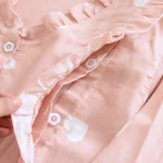 Fdfklak Long Sleeve Cotton Maternity Nursing Sleepwear Sets Pregnancy Home Spring New Thin Breastfeeding Pajamas Suits - Imagine 5