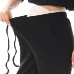 2025 New Loose Pregnancy Trousers Soft Waffle Cotton Fabric Maternity Long Pants Lounge Wear Plus Size Jogger Pants - Imagine 5