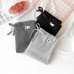 Maternity Clothes Autumn and Winter Fashion Pregnant Women Pants with Elastic Waist Loose Corduroy Pregnancy Overalls Trousers - Imagine 6