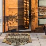 Entrance Door Mat European Retro Welcome Carpet Home Garden Courtyard Decoration Doormat Dust-proof Rugs Outside The House Doors - Imagine 3