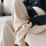 Autumn 2025 New Maternity Pants Low Waist Bell Bottoms Casual Trousers For Pregnant Women Spring Autumn Outer Wear - Imagine 3