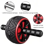 Ab Roller for Abs Workout Ab Roller Wheel Exercise Strength Training Home Gym Fitness Equipment Exercises Abdominal Strength - Imagine 5