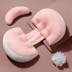 Pregnant Women's Waist Pillow Multifunctional Soft Comfort Cotton Abdominal Support During Pregnancy Cushion Maternity Pillow - Imagine 4