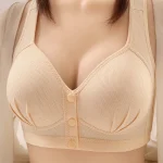 Maternity Bra Wire Free Front Closure Breastfeeding Nursing Bra Pregnant Women Sleeping Bras Gorge Allaitement - Imagine 5