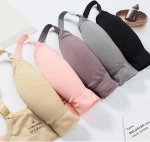 3pcs/Set High Quality Maternity Nursing Bras Cotton Breastfeeding Pregnant Underwear Seamless Large Size Breathable Bra Push Up - Imagine 4