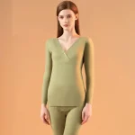 Maternity Clothes Underwear Set Plus Velvet Keep Warm Winter Breastfeeding Pajamas Fit Women Pregnant Women Sleepwear - Imagine 6