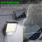 LED Solar Split Wall Lamp Outdoor IP65 Waterproof Motion Sensor 3 Mode 117 COB Solar Power Light for Garden Security Wall Light - Imagine 3