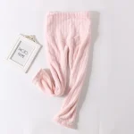 Maternity Pants Warm Clothing for Pregnant Women Mothers Coral Velvet Casual Pajamas Winter Pajamas Warm Pregnancy Pants - Imagine 5