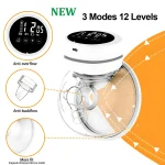 Wearable Electric Breast Pump Painless Double-Sided, Fully Automatic, Hands-Free Breast Collector for Breastfeeding - Imagine 6