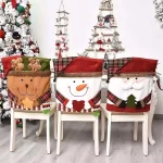 Christmas Decorative Chair Set Stool Set New Doll Chair Cover European and American Decorative Home Furnishings - Imagine 2