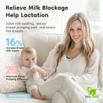 MAMIJOY Wearable Electric Breast Pumps 4 Modes 12 Levels Portable Hands Free Breast Pump Silent Comfort With 19/24mm Flange EB26 - Imagine 3