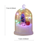 Christmas Snowflakes, Christmas Tree Ornaments, Xmas ABS Ball Lighting LED Landscape Decorations, Night Lights Decoration Home - Imagine 5