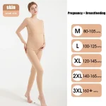 Maternity Warm Thermal Underwear Top and Pants Set Keep Warm in Autumn and Winter Home Bedroom Maternity Set - Imagine 3