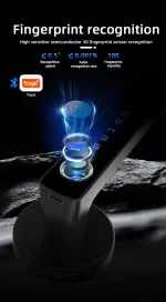 RAYKUBE M5 Tuya BLE Smart Fingerprint Door Lock Electronic Lock with Password/Key/Card/Tuya APP Unlock Free Delivery From Spain - Imagine 4