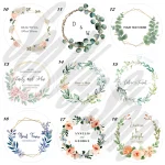 500 Pieces Customized Company Logo Sticker Labels Wedding Birthday Baptism Party Design Your Own Stickers Personalized Packaging - Imagine 4