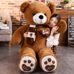 High Quality 4 Colors Teddy Bear With Scarf Stuffed Animals Bear Plush Toys Doll Pillow Kids Lovers Birthday Baby Gift - Imagine 5