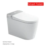 Smart Toilet Built in Water Tank Toilet Heated Seat Elongated Toilet Night Light Built-in Automatic Flip Cover Bidet Seat