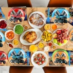 HOT Monster Truck Birthday Decoration Set Monster Truck Birthday Theme Balloons Plates Cups Backdrop Kids Party Favor Supplies - Imagine 6