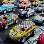 Mini Alloy Car Model Set with Storage Box Diecast Cars Toys for Boys Sliding Inertia Vehicle Children Toy Kit Kids Gifts - Imagine 4