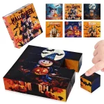 Magnetic Building Blocks, Halloween Themed Magnetic Block Puzzle, Magnetic Assembly Toys, Christmas and Halloween Gifts For Kids - Imagine 6