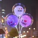 50pcs Bobo Balloon Transparent Bubble Birthday Party Wedding Transparent Balloons Baby Shower Party Decorations - Imagine 6