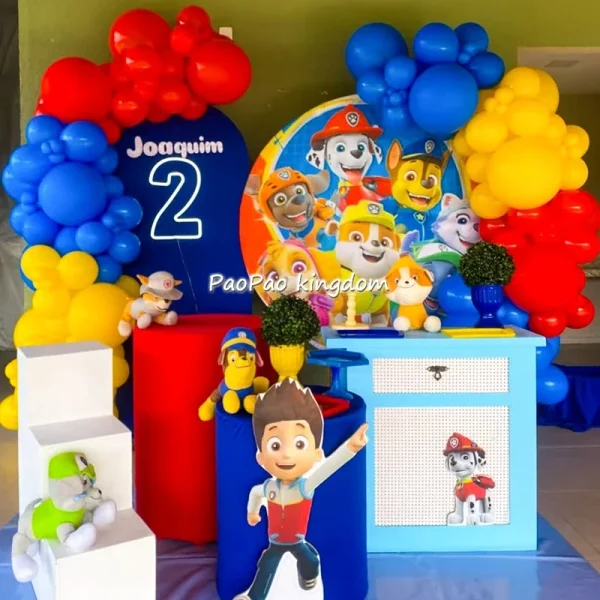 PAW Patrol Arch Garland Balloon kids Birthday Party Balloon Set Aluminum Foil Balloons for Baby Shower Supply Gifts