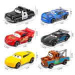 7-6pcs Set Disney Pixar Car 3 2 1 Lightning mcQueen Jackson Storm Mack Truck 1:55 Diecast Metal Car Model Toy Boy Christmas Gift - Imagine 2