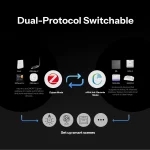 SONOFF Orb 4-In-1 Zigbee Smart Scene Button Split Magnetic Design Zigbee & eWeLink-Remote Dual Protocol Multiple Trigger Actions - Imagine 6