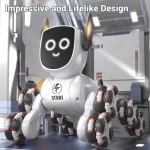 JJRC Q193 Eight-wheel Multi-function RC Robot Dog with Voice Control Programmable Actions Gesture Remote Control Stunt Toy - Imagine 2