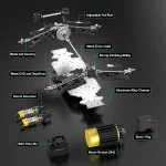 JIUSI PT14R MT14R 1/14 4WD RC Car 80km/h Brushless 2.4G Remote Control Racing Car High Speed Off-road RC Truck 3S 35C 2200mAh - Imagine 4