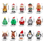 Christmas Wind Up Toys for Kids, Xma Stocking Stuffers, Santa Claus Clockwork Chain Toy, Christmas Party Favors Goody Bag Filler - Imagine 4