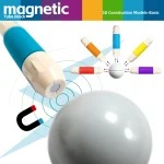 Magnetic Sticks Building Blocks Toys for Kids Montessori Educational Pop Tubes Stress Relief Toddler Toy Construction Set Gifts - Imagine 3