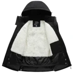 Winter children's skiing suit for boys and girls, windproof and waterproof thick coat for warmth and snow playing equipment - Imagine 5