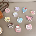 Cute Hello Kitty Finger Ring Holder Grip Tok Folding Pocket Socket Bracket Magnetic bracket ﻿Mobile phone holder airbag holder - Imagine 2