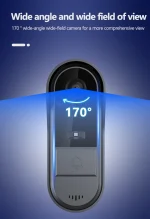 Tuya WiFi WirelessVisual Doorbell Camera Outdoor Waterproof Smart Life APP Notification Motion Detection Night Vision - Imagine 5